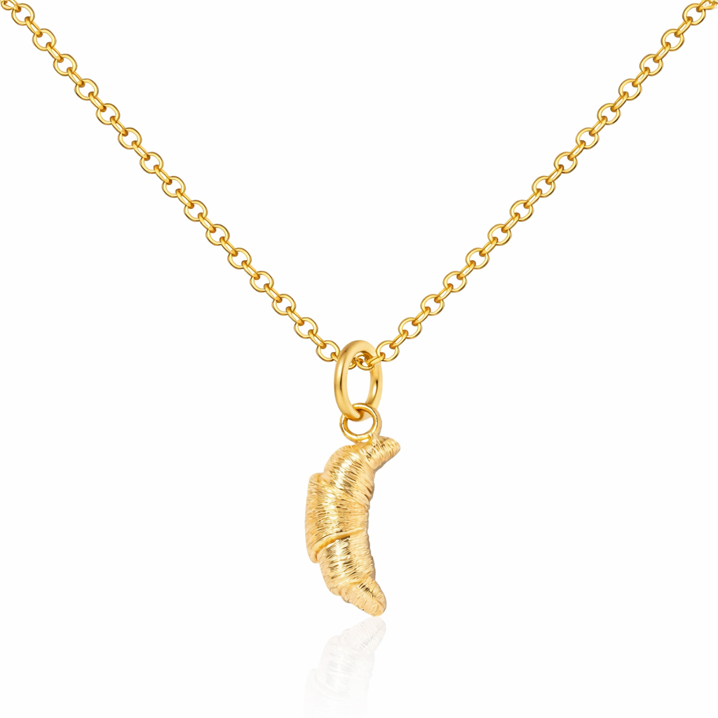 ‘Stop! I Could Have Dropped My Croissant’ Necklace
