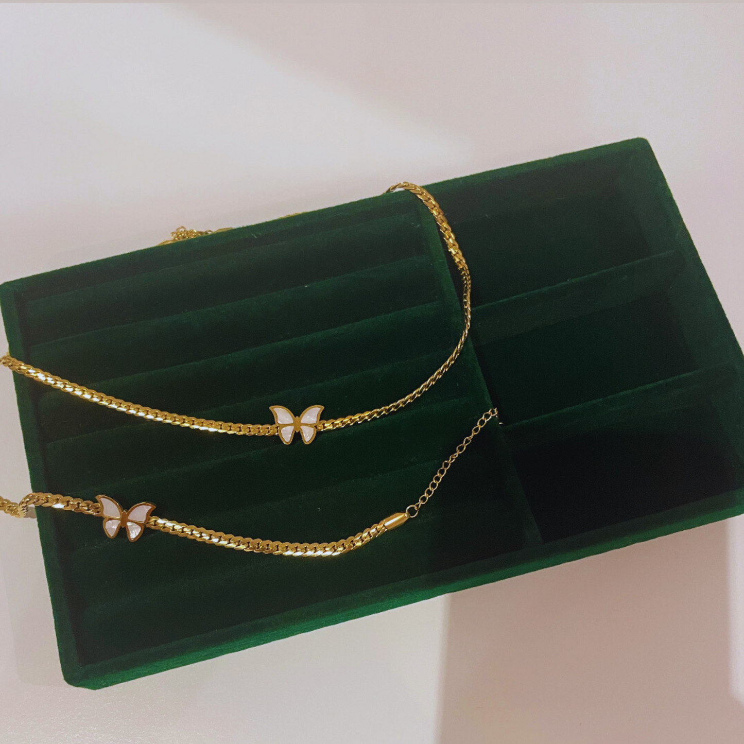‘Golden Flutter’ Choker Necklace
